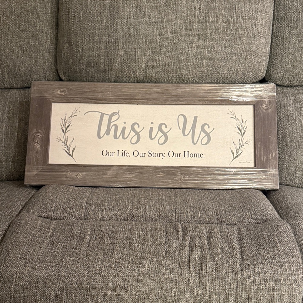 Rustic Wall Art with Inspirational Quote